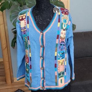 SALE!! Storybook Knits "Totems" Owl Sweater NWT!